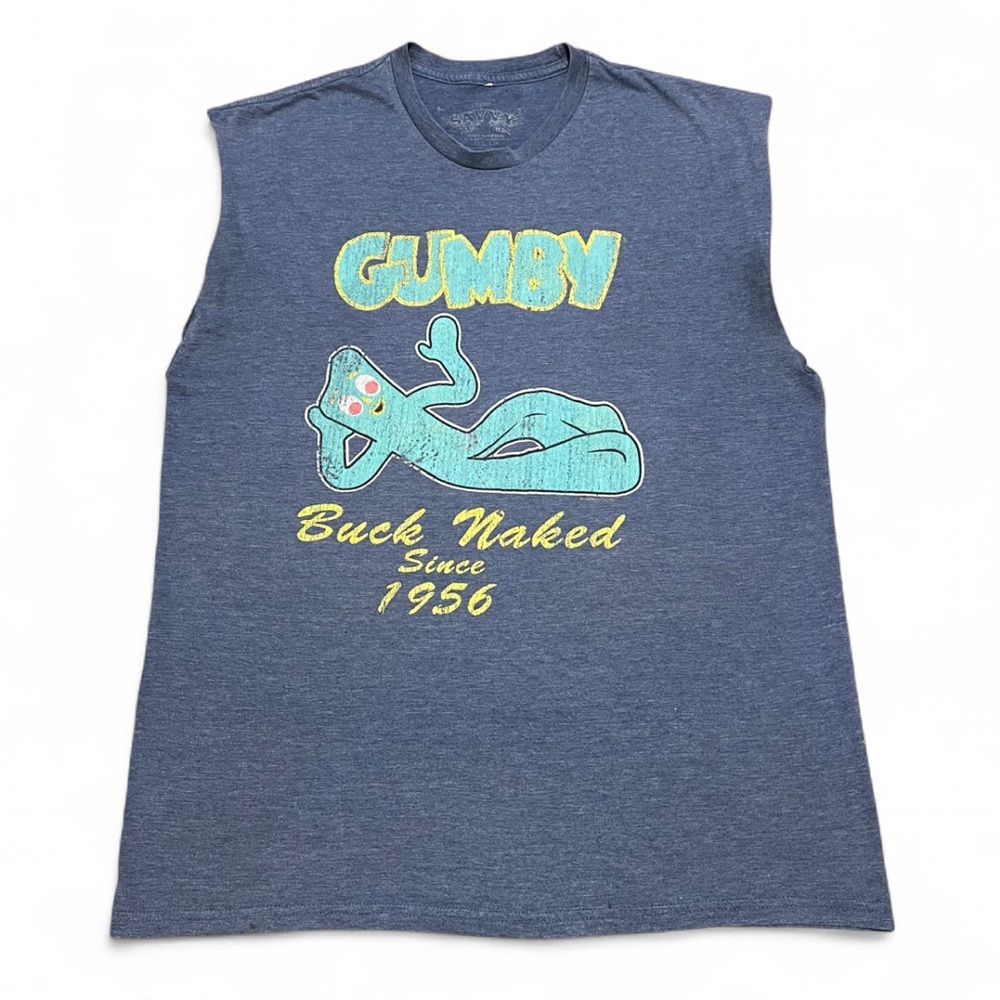 Savvy Gumby Graphic Buck Naked Top